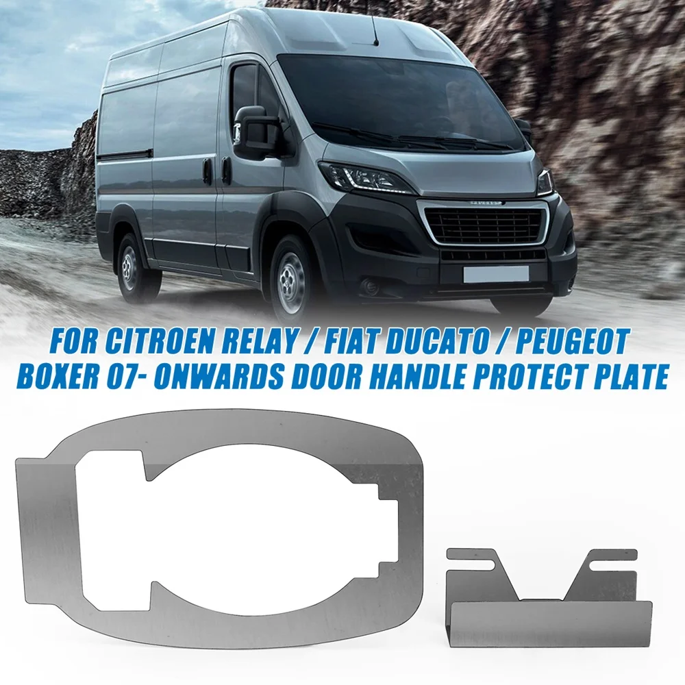 1/2PCS Türgriff Schutz Bord Für Citroen Relais/Fiat Ducato/Peugeot Boxer 07-Abwärts türgriff Schützen Platte