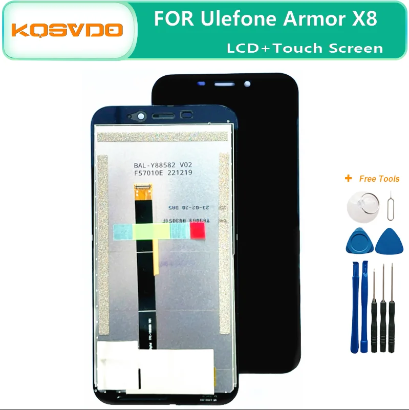 New Original 5.7 inch For ULEFONE ARMOR X8 LCD Display + Touch Screen Replacement For Armor X8 Pro Mobile Phone Parts