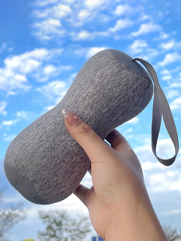 Mini-Nackenkissen, tragbares U-förmiges Kissen, für Erwachsene, Reisen, Rücken, Schlafen, Nackenkissen, Bürokissen, unterstützendes Nacken-Schlafkissen – Detail 9