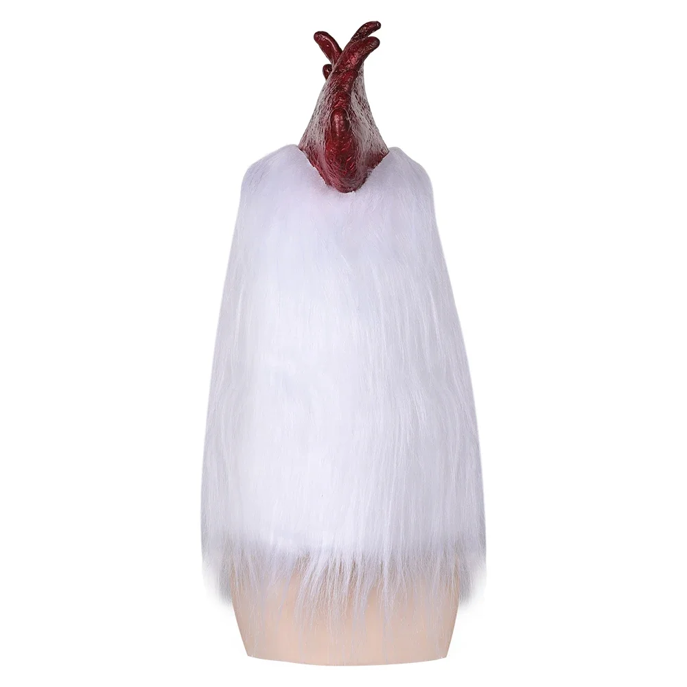 Masque de coq animal pour hommes et femmes, cosplay net, accessoires de costume, casque drôle, vêtements de sauna, Halloween, Tim ade