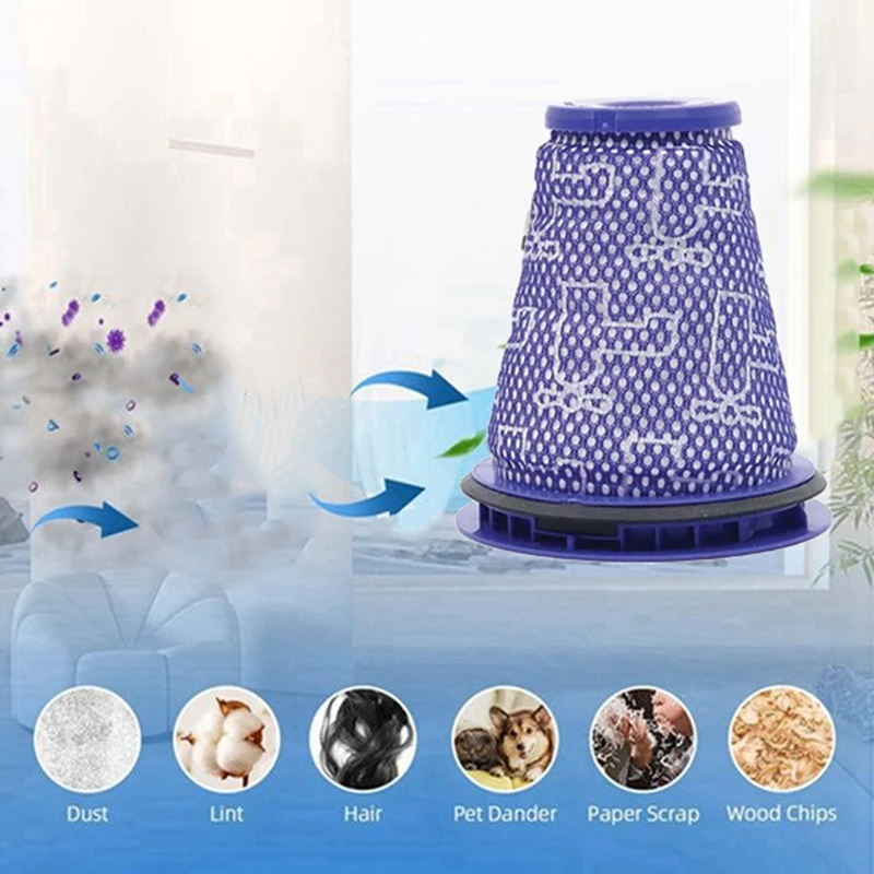 A44F-5 قطعة ملحقات فلتر المكنسة الكهربائية لدايسون CY18 CY22 CY23 CY25 DY75 DY77 DY78 قطع غيار المكنسة الكهربائية