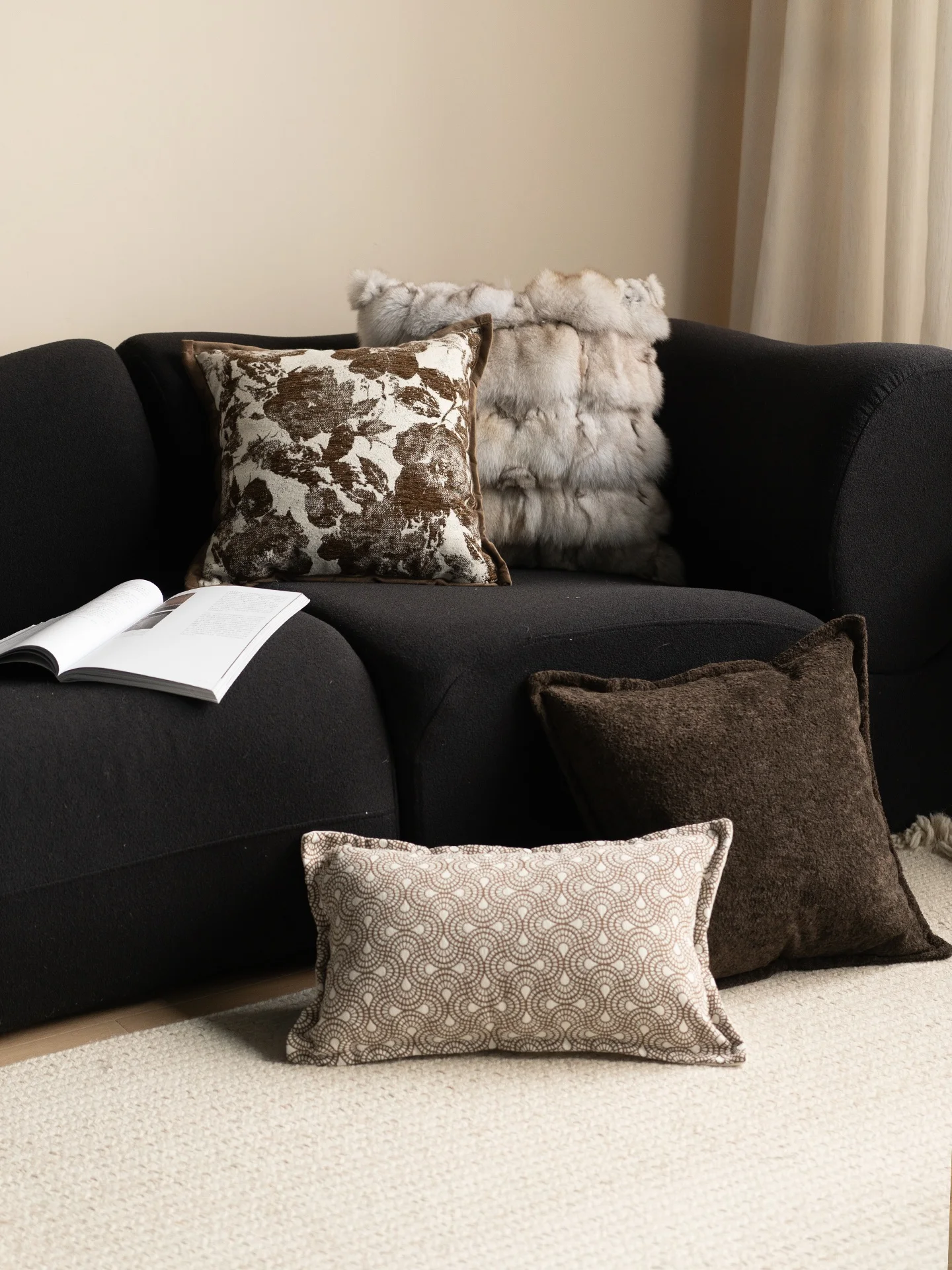 

Винтажная декоративная подушка для дивана в стиле фермерского дома, для гостиной и спальни, квадратная, с наполнителем из ПП-хлопка