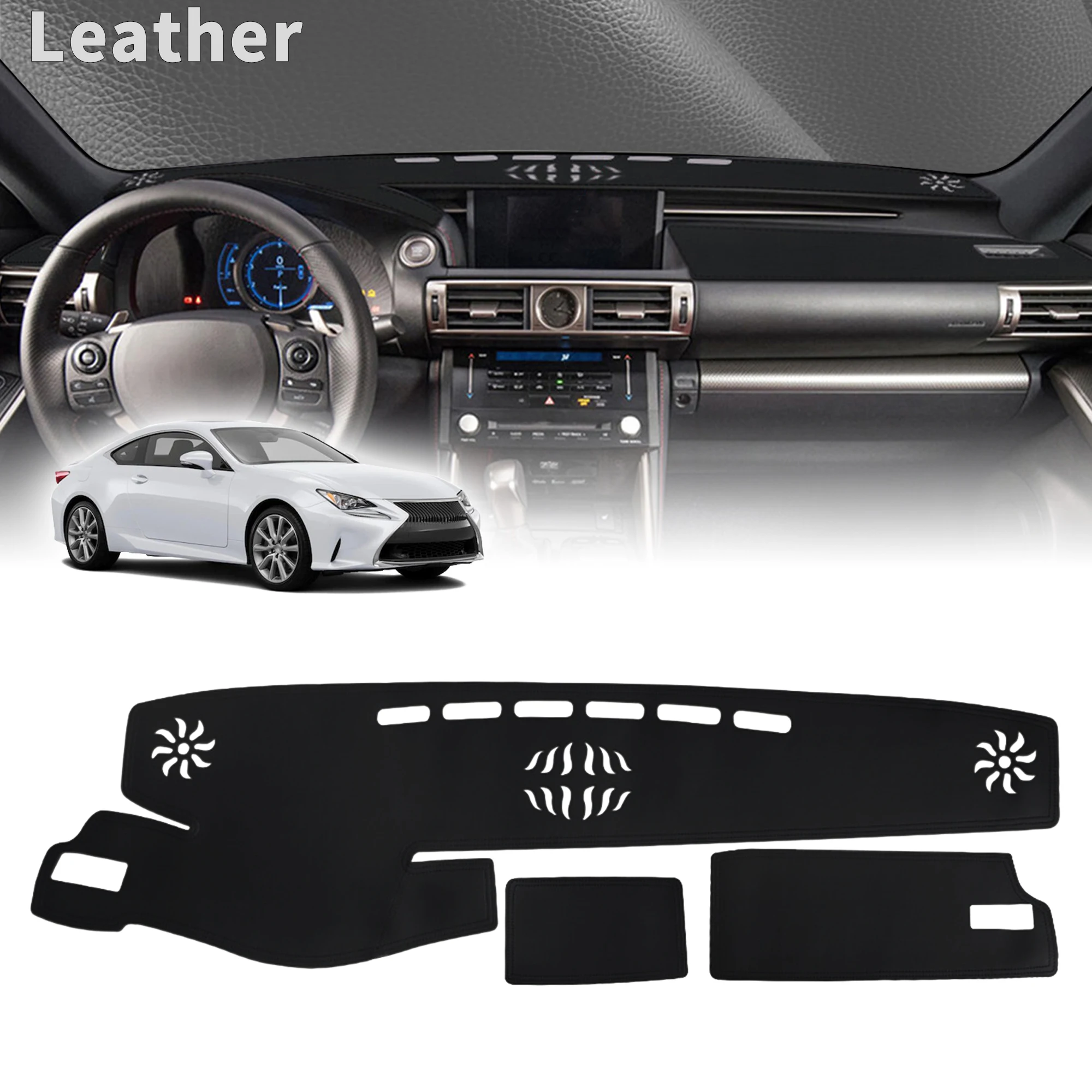 for-lexus-rc-2015-2023-rc300-rc350-rc200t-car-dashboard-cover-dashmat-non‑slip-protective-dash-mat-pad-auto-accessories