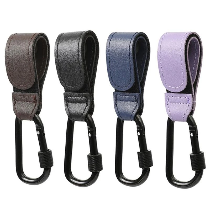 R66D Stroller Hanging Hook Heavy-Duty Carabiner Hooks for Mommy-Bag Adjustable Hook Bag Clips for Outdoor Travel