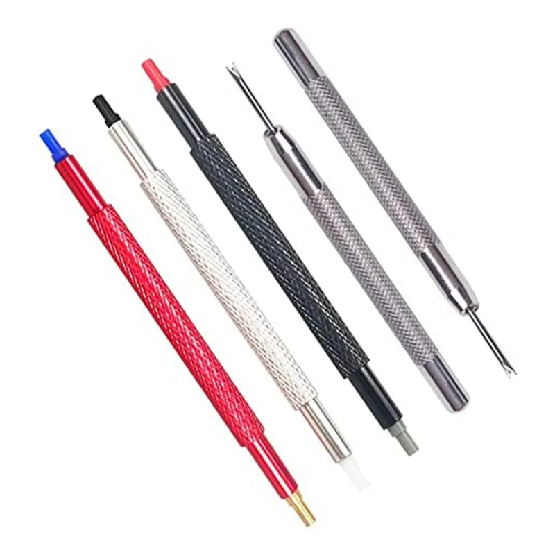 ABVB-5Pcs Watch Hand Setting Tool Watch Band Remover Tool Watch Repair Tools Watch Band Tool Link Pin Remover Watchmaker Tool