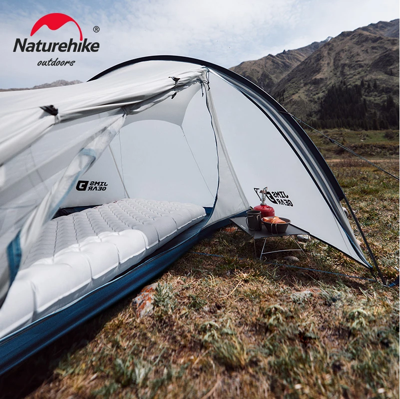 Natureifa-Tente de camping tunnel d'Osaka, tente de randonnée ultralégère, 1 à 2 personnes, abri solaire étanche 15D, tentes de randonnée en plein air portables