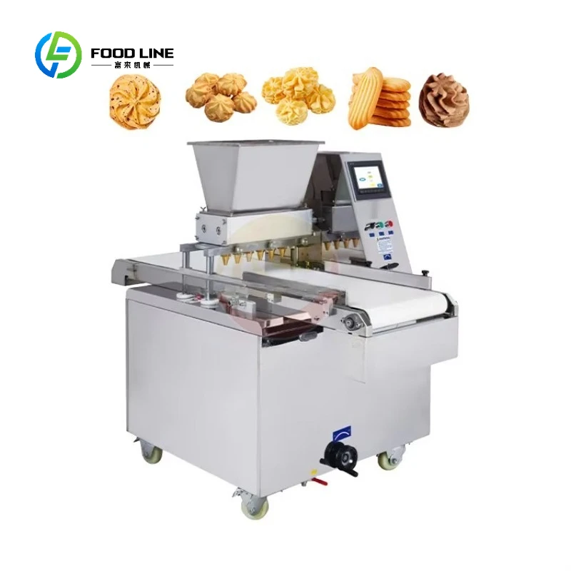 FL Customized Industrial 200-300 Kg/h  Waffle Biscuit Machinery Rotary Cookie Maker Cookie Machine