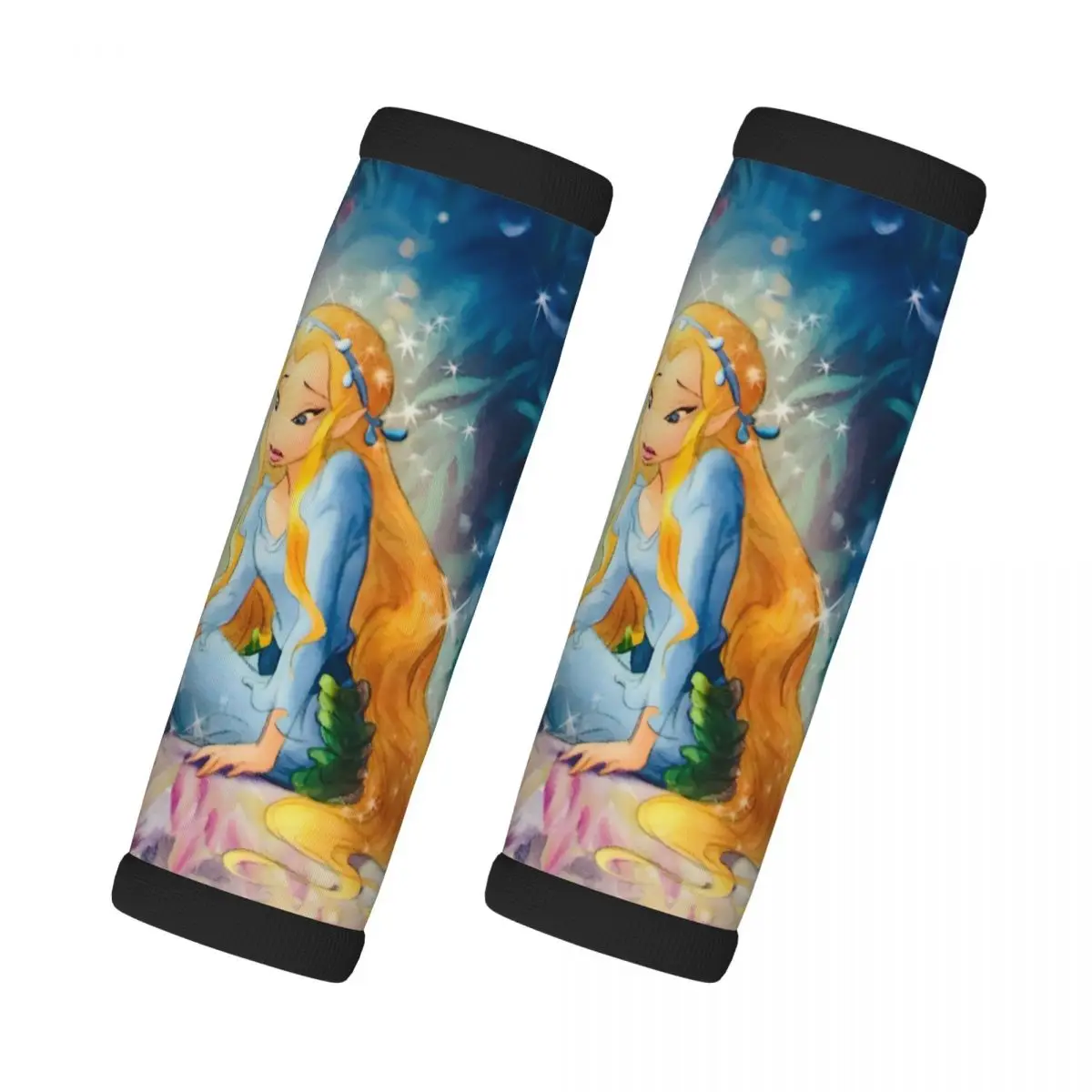 

Custom Tinker Bell Cute Cartoon Grip Handle Cover Refrigerator Handle Suitcases Travel Accessories
