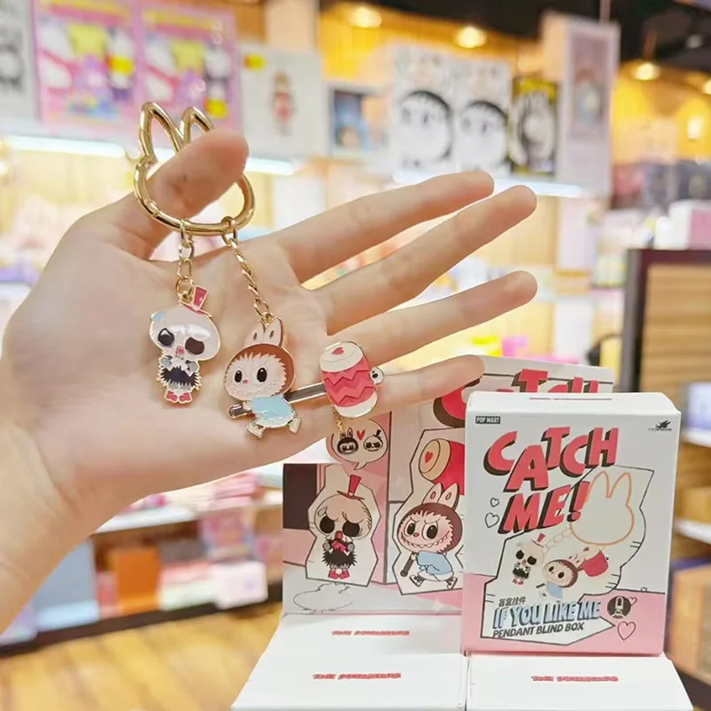 

POP MART THE MONSTERS Серия «Поймай меня, если сможешь» - Подвеска-сюрприз, милая аниме-фигурка, игрушка в закрытой упаковке