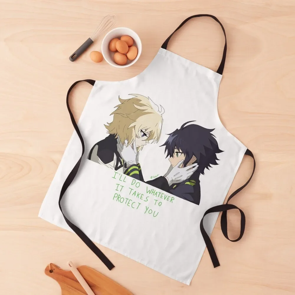 

Yuu and Mika Seraph of the End Apron restaurant accessories nail tech supplies Apron