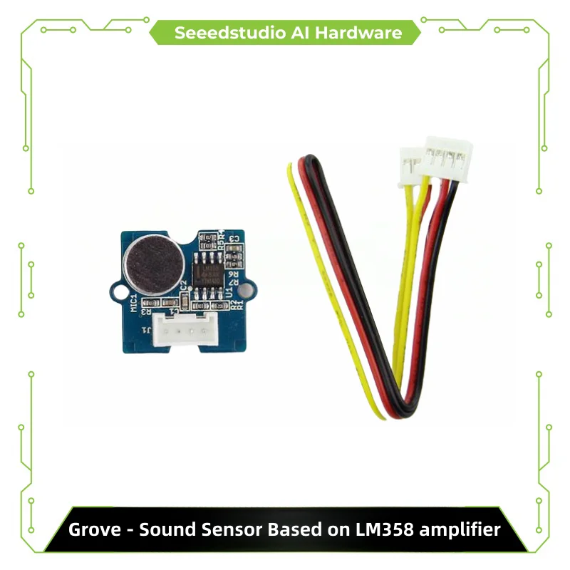 

Grove - Sound Sensor Based on LM358 amplifier - Arduino Compatible