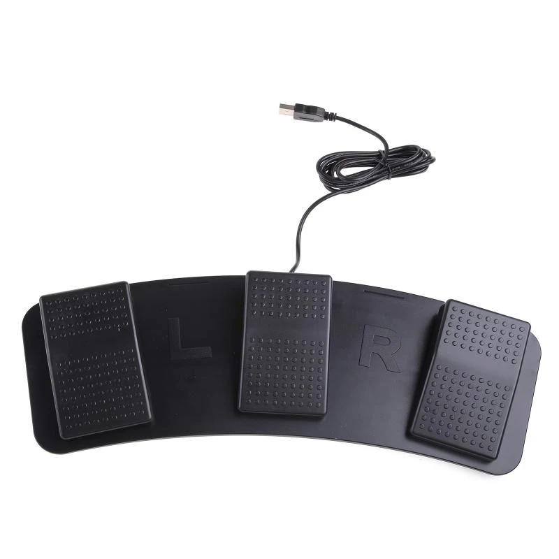 FS3-P USB Foot Pedal Control Switch Keyboard Mouse For Computer PC Laptop Multiple Used In Playing Games Factory,New Year Gift
