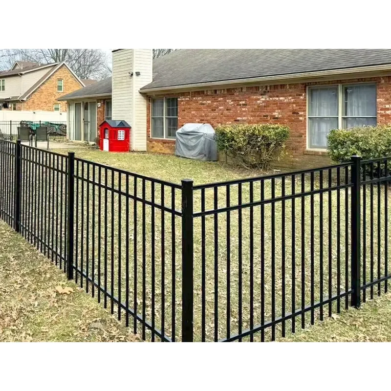 Heavy-Duty Wrought Iron Fence and Railing System for Safety and Decoration