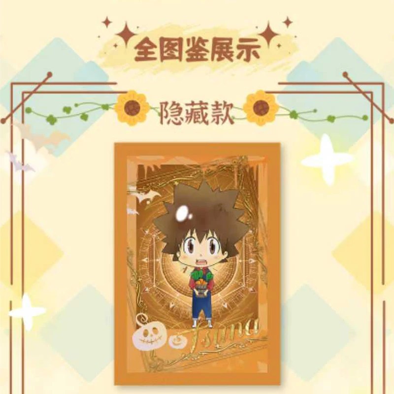 Original HITMAN REBORN Collection Cards Pull-Apart Instant Photo Blind Box Tsunayoshi Reborn Collector‘s Gift