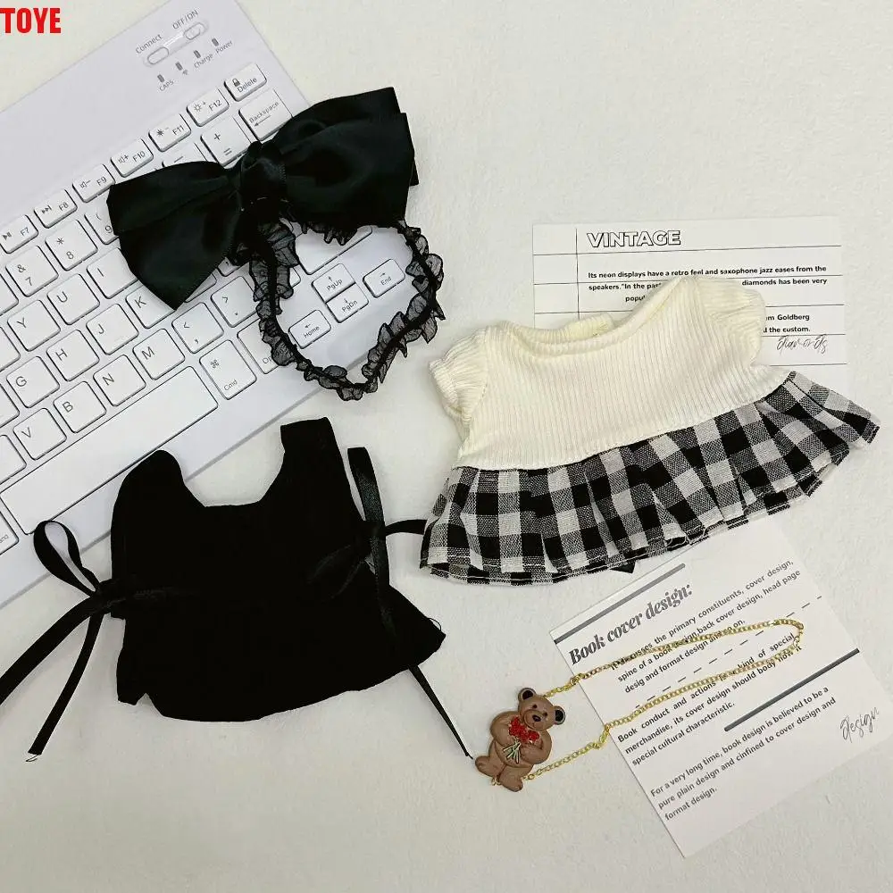 

Лолита, 20 см, хлопковая кукольная одежда, платье, аксессуары для игрушек, кукла, платье Лолиты, мини-платье принцессы, хлопковая кукла, наряд Лолиты, платье