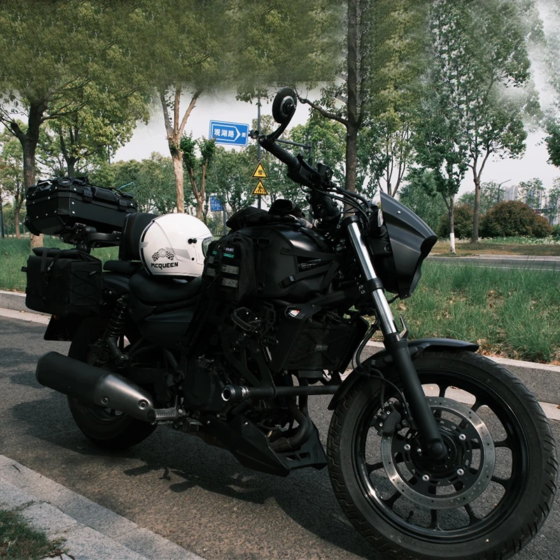 Customized For Kawasaki Eliminator 500 2024 2025 Motorcycle Round ABS Plastic Front Screen Headlight Fairing Windshield Cover