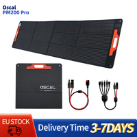 Oscal PM200 Pro 200W Foldable Solar Panel, 23% High Conversion Efficiency, IP67 Waterproof Level, Foldable & Portable