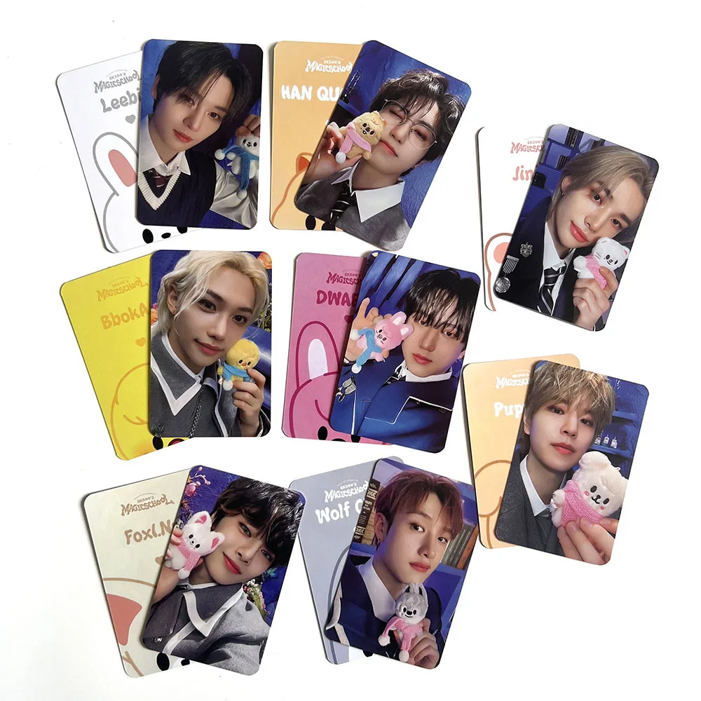 8 Tarjetas LOMO de Stray Kids, Nuevos Álbumes ATE, Fotos HD de Alta Calidad, Colección SKZOO, Regalos, Postales de Celebración, Pequeñas