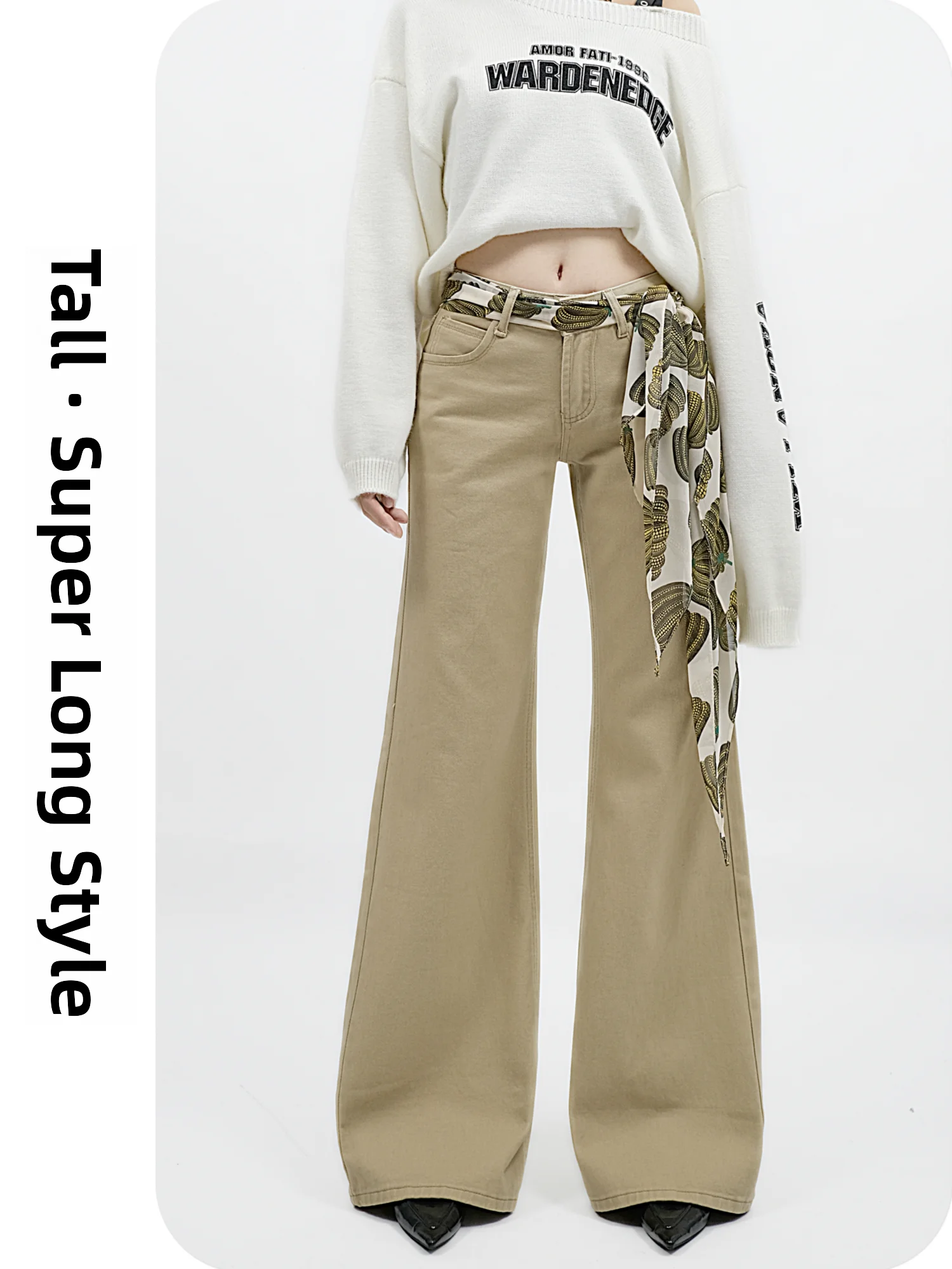 

Высокие женские свободные джинсы с низкой талией и широкими штанинами длиной до пола, удобные хлопковые повседневные джинсы