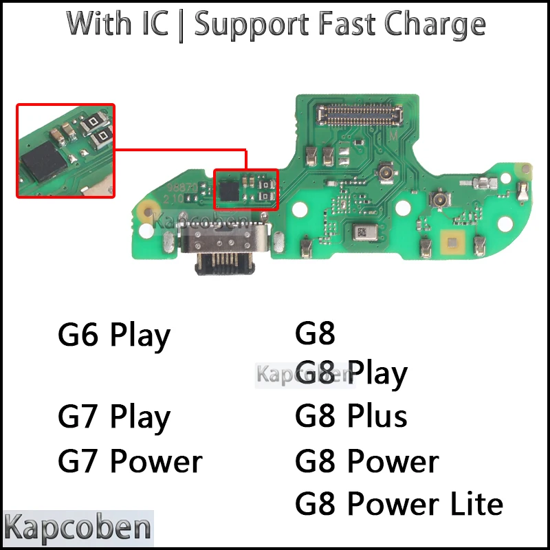 Usb Dock Charger for Motorola Moto Connector Ports G6 G7 G8 Power Plus Play Lite Us Brazil Version Charging Board Module Flex