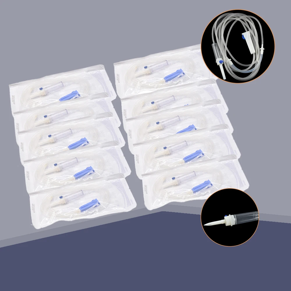 10Pcs Match Nsk Dental Implant Surgical Flushing Pipe Irrigation Tubing Dental Water Pipe Transparent Disposable Tube