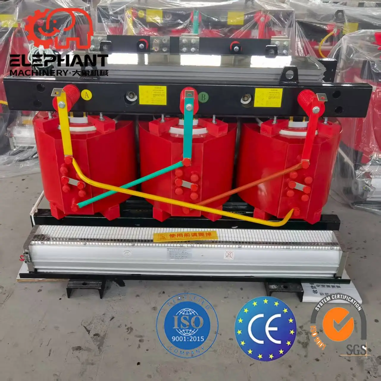 High Quality Dry Type Transformer 400V Output Three-Phase 500KVA Step Up/Step Down 50/60Hz Epoxy Resin Insulated