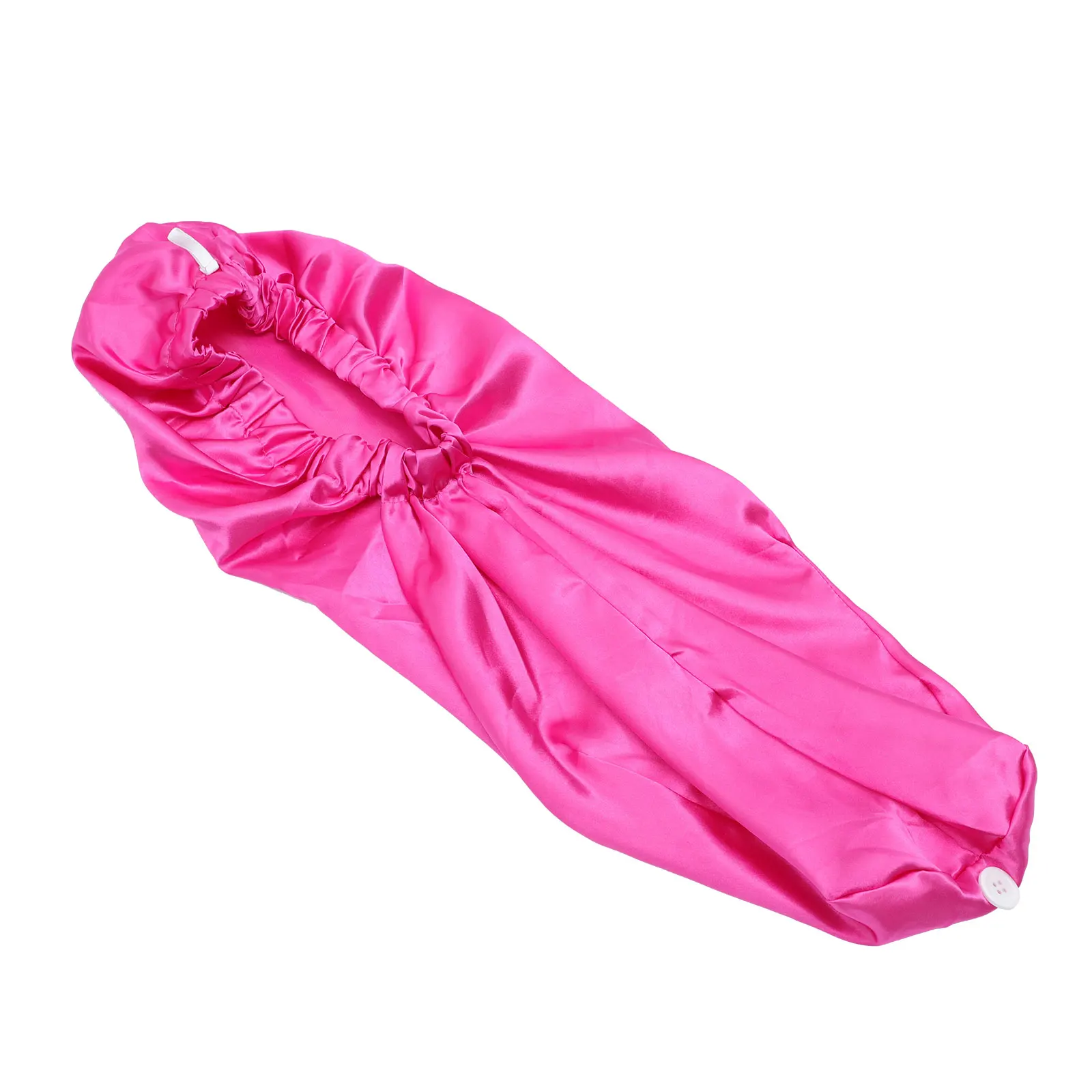 

Elastic Hair Cap Satin Sleep Bonnet for Women Curly Hair Long Braids Dreadlocks Night Wraps Large Size Lightweight Portable
