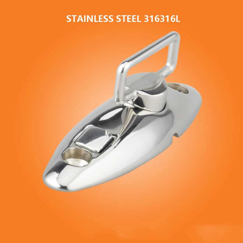 316 Stainless Steel Deck Hinge 360 Degrees Rotating Marine Fittings Quick Release Hinges Screw Hardware Accessory