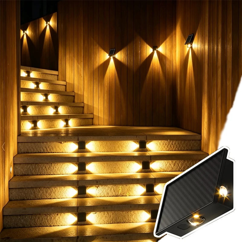 Outdoor Lighting Bulbs - Lampu LED Surya Tiga Sisi untuk