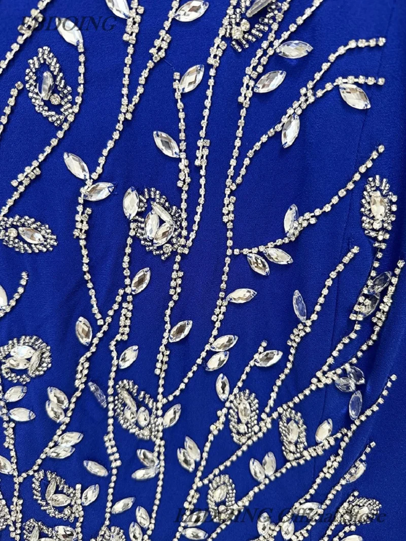 Robe de soiree Elegante formele jurken A-lijn O-hals Volledige mouwen Aangepaste avondjurk Feestjurken