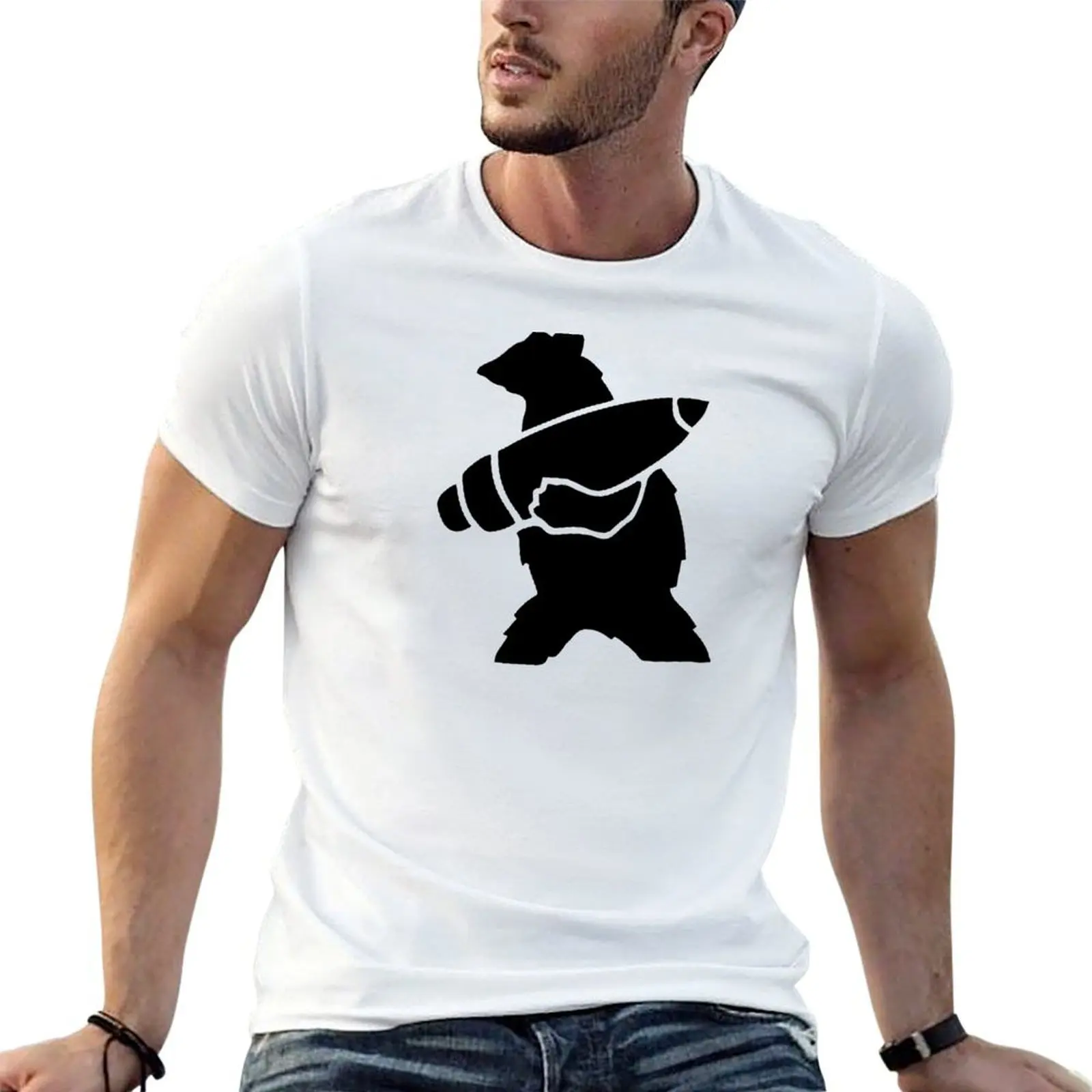

Wojtek The Bear logo T-Shirt t shirt men 100% cotton luxury brand t shirts for man graphic vintage T-Shirt