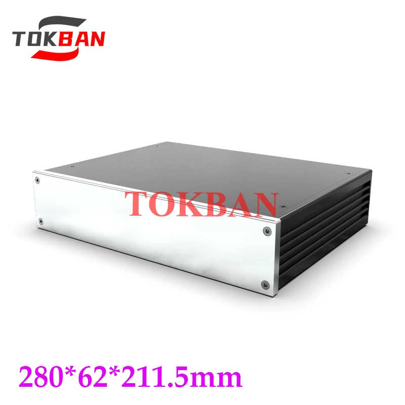 

Tokban Audio 2806 280*62*211.5mm All Aluminium HIFI Preamplifier Chassis Enclosure DIY DAC Decoder Case Shell