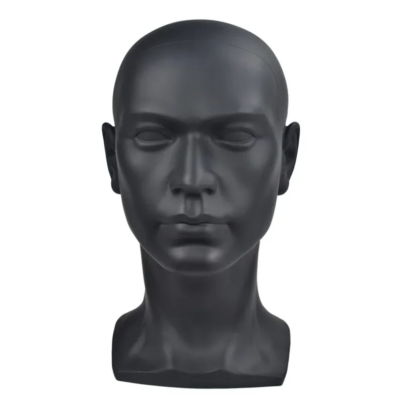 Male Mannequin Head Wig Display Hat Helmet Stand for VR Cosplay Training Simulation Model for Business And Daily Use