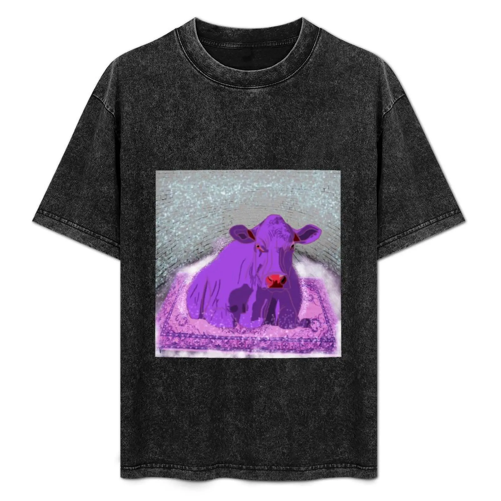 

The Cow T-Shirt Large Size Loose Casual Tee