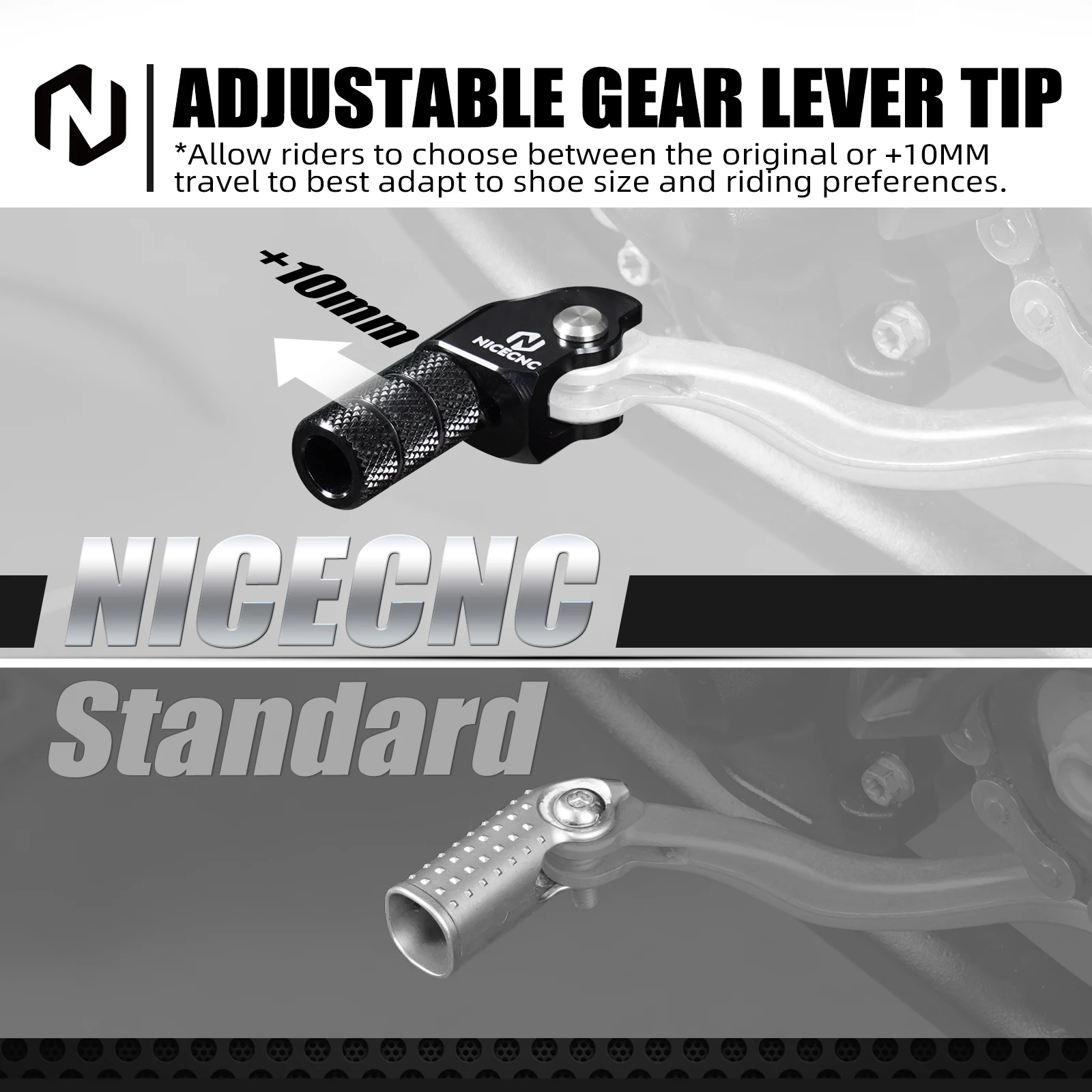 ​ ​ ل KTM EXC 300 TPI EXCF 350 EXC 450 SX 125 SXF 250 SXF 450 2017-2024 رافعة تحول تلميح و بدال فرامل تلميح ل Husqvarna TE 300