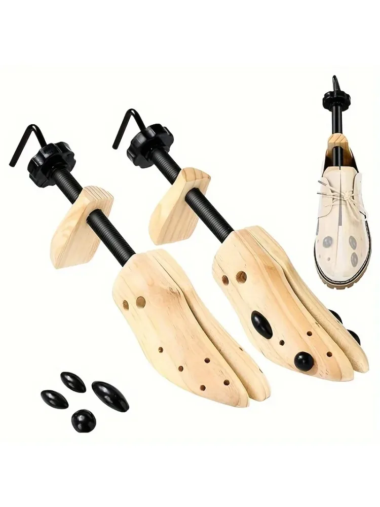 1/2 Stück Schuhspanner für Damen und Herren - Holz-Schuhdehner für Breite Füße, Hallux Valgus oder Hornhaut Holz-Schuhspanner