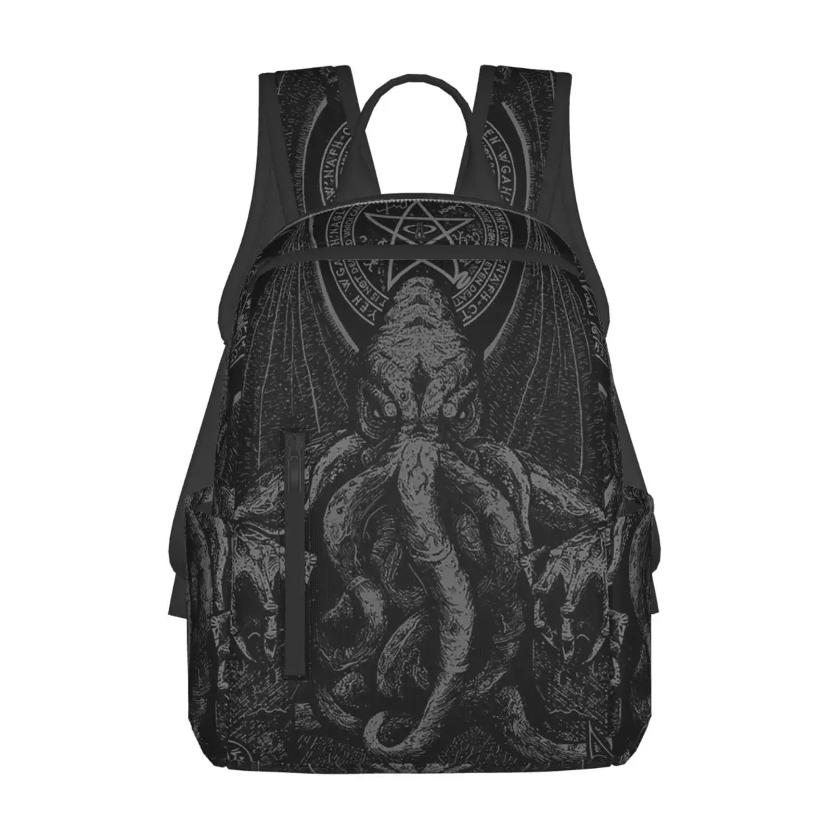 Cthulhu Mythos Lovecraft Horror Backpack Daypack Large Capacity Kids BookBag School Bag Shoulder Bags for Men Women