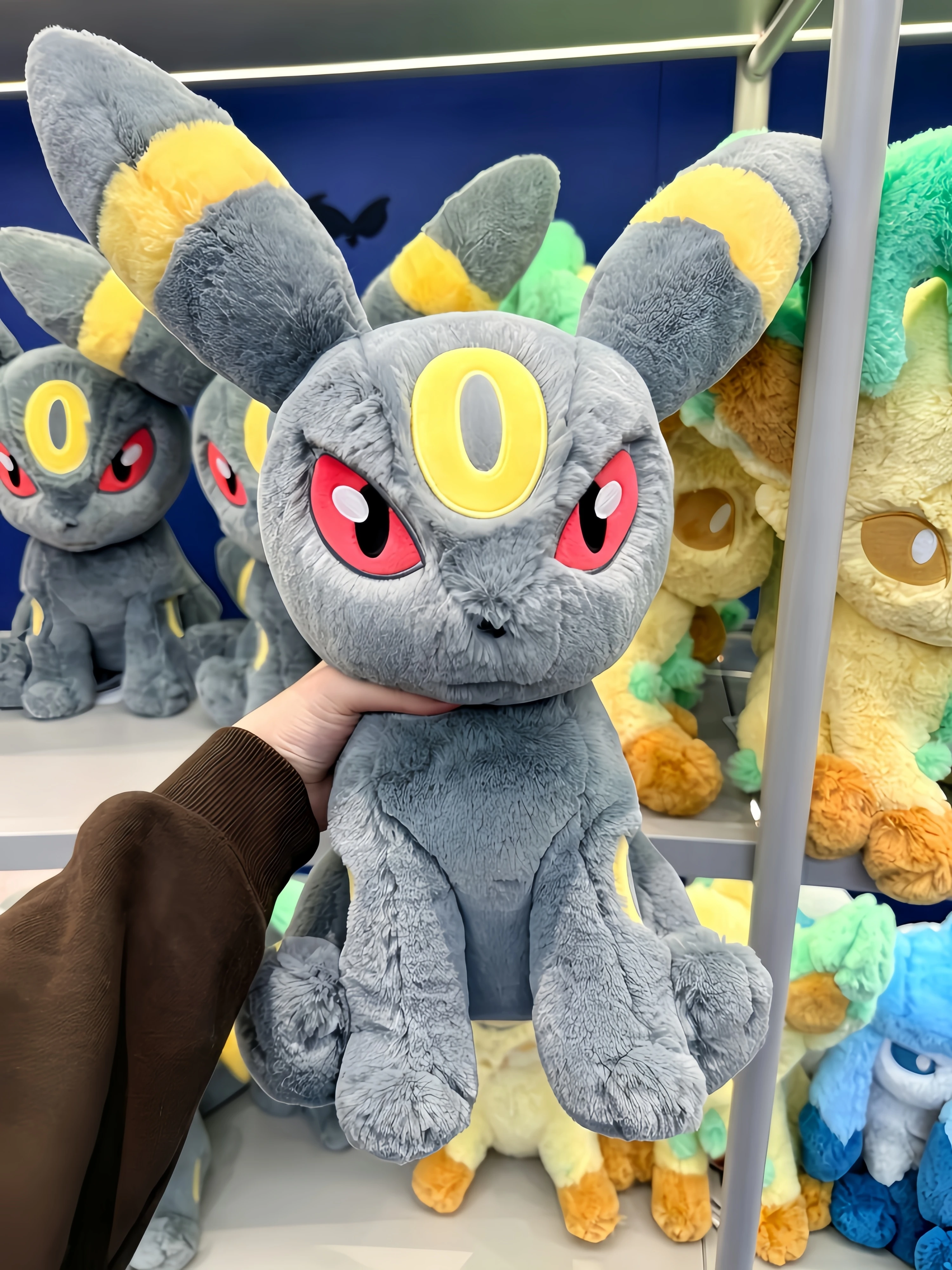 Umbreon Plush Toys Cute Cartoon Plushie Anime Eevee Collection Glaceon Leafeon Sylveon Plush Espeon Flareon Vaporeon Stuffed Toy