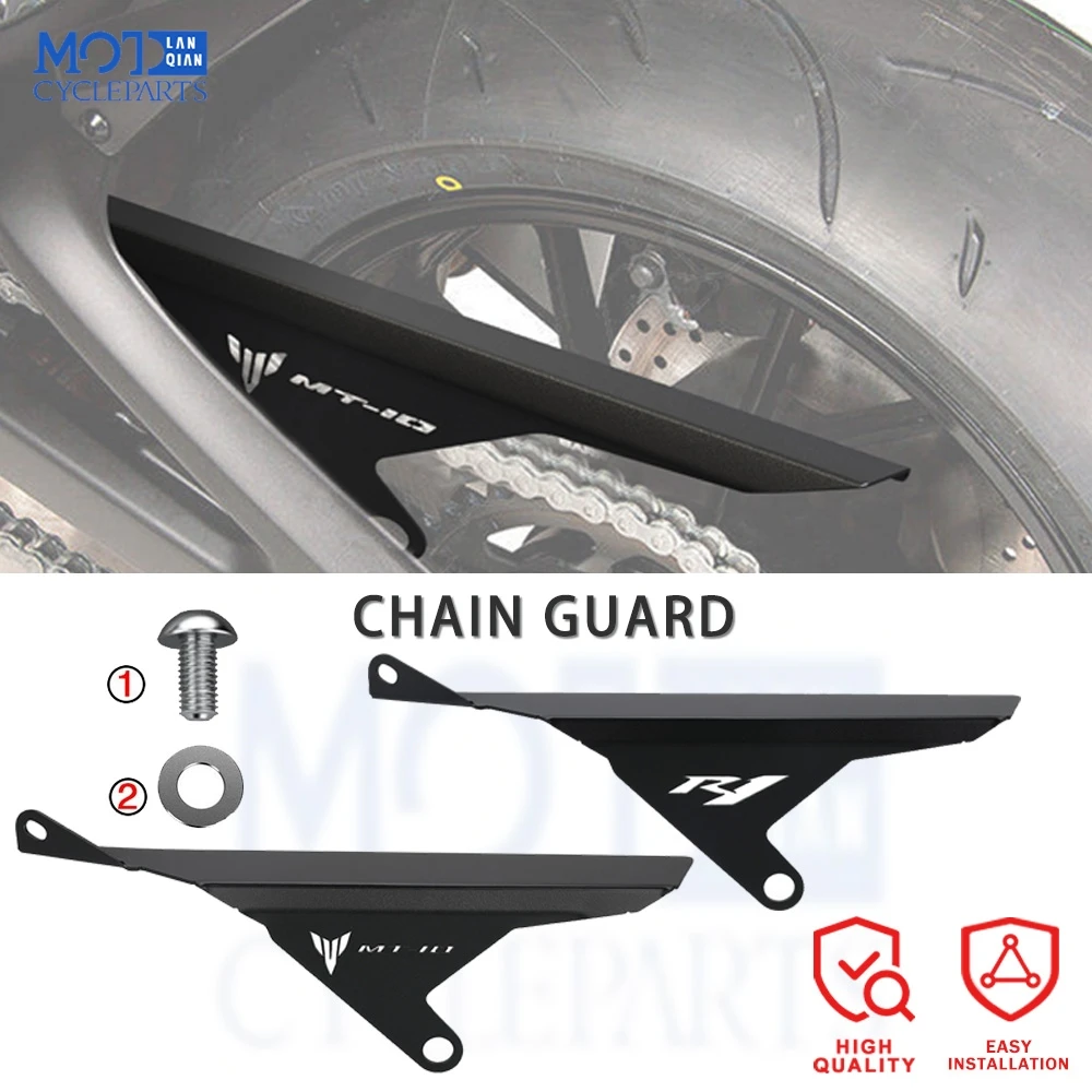 For Yamaha YZF R1 R1M MT-10 MT10 SP 2015-2024 2025 2026 Motorcycle Accessories Rear Wheel Drive Chain Guard Cover Protection