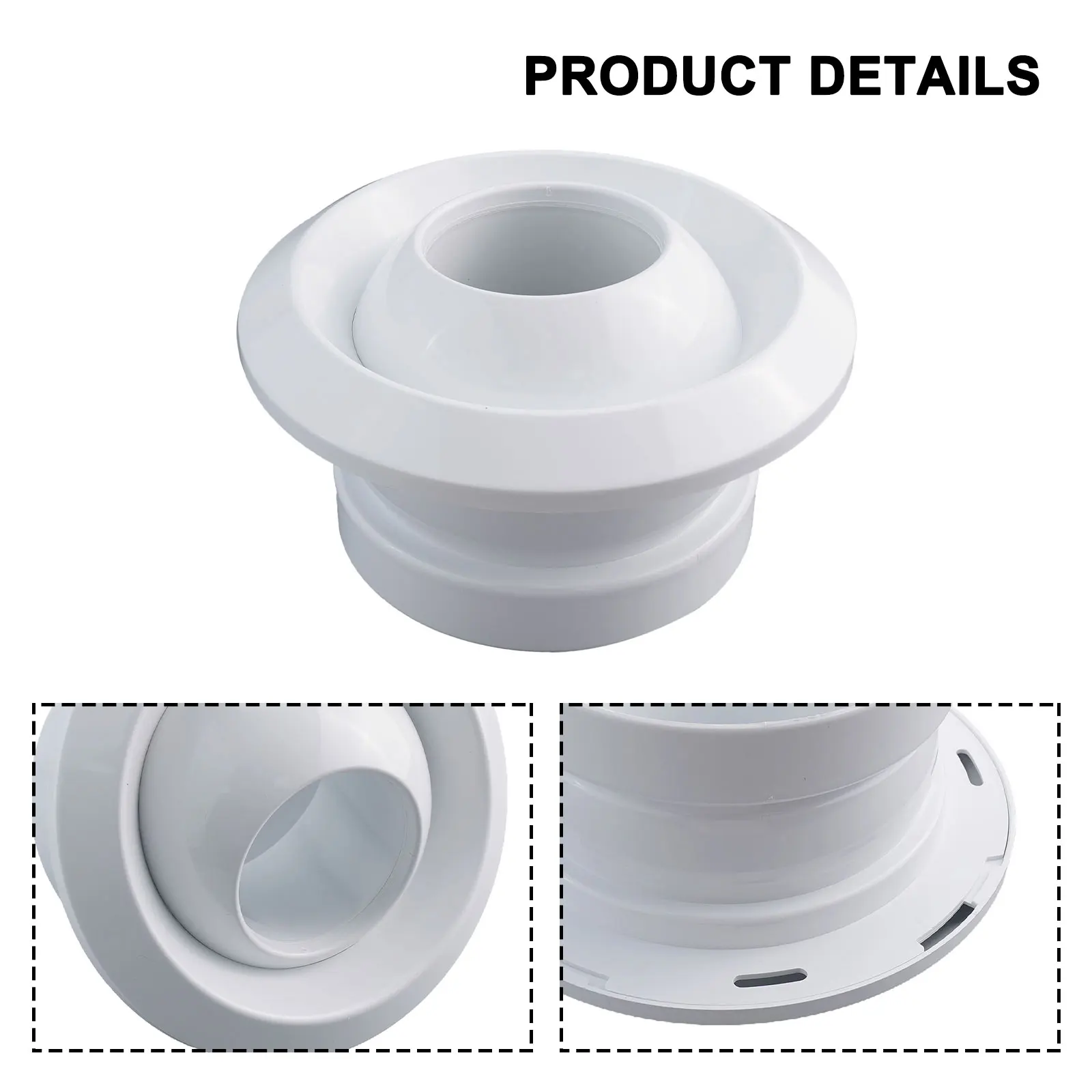 Airflow Capacity Adjustable Adjustable High Airflow Capacity Round Air Vent Ball Jet Air Diffuser Jet Air Diffuser