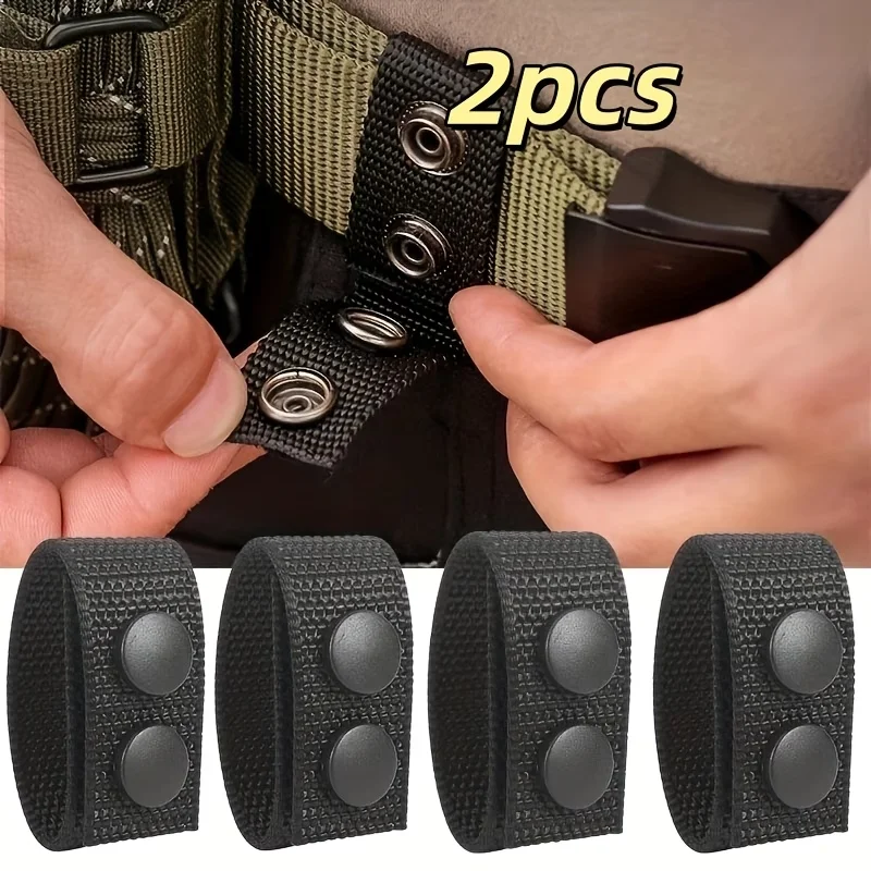 Multi-Pack Outdoor Elastic Strap Buckles, Durable Gear Belt Tighteners, Multi-Functional Hardware for Adjusting Men's Belts