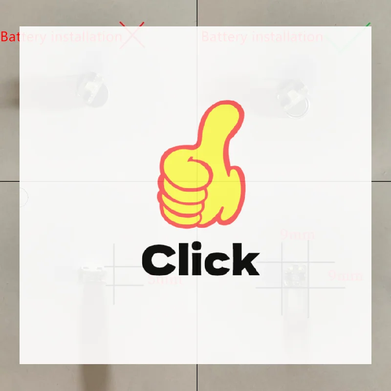 

1Pc LED Magnetron Light Modeling Led Bright Wireless Lamp DIY Toys Model Magnetic Induction Lights W Button Battery + Magnet