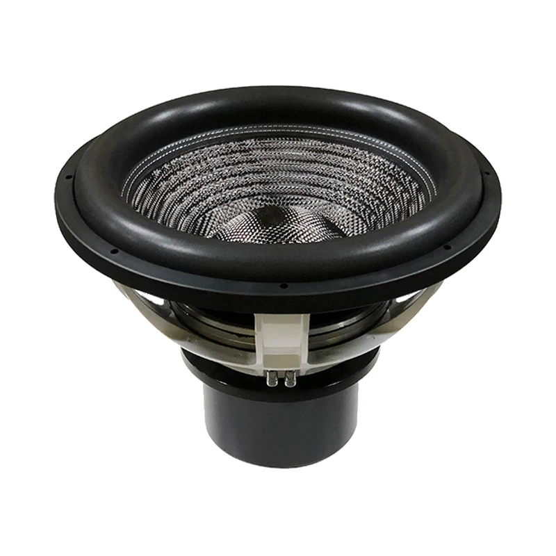18 Inch 18125-019 4000W DC 12V Dual Voice Coil Carbon Fiber Cone Aluminum Basket Subwoofer Speakers for Car