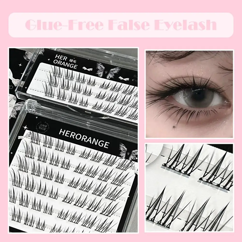 Faux-cils naturels sans colle, grappe individuelle segmentée, renards Y2k, Extension de cils moelleux, outils de maquillage