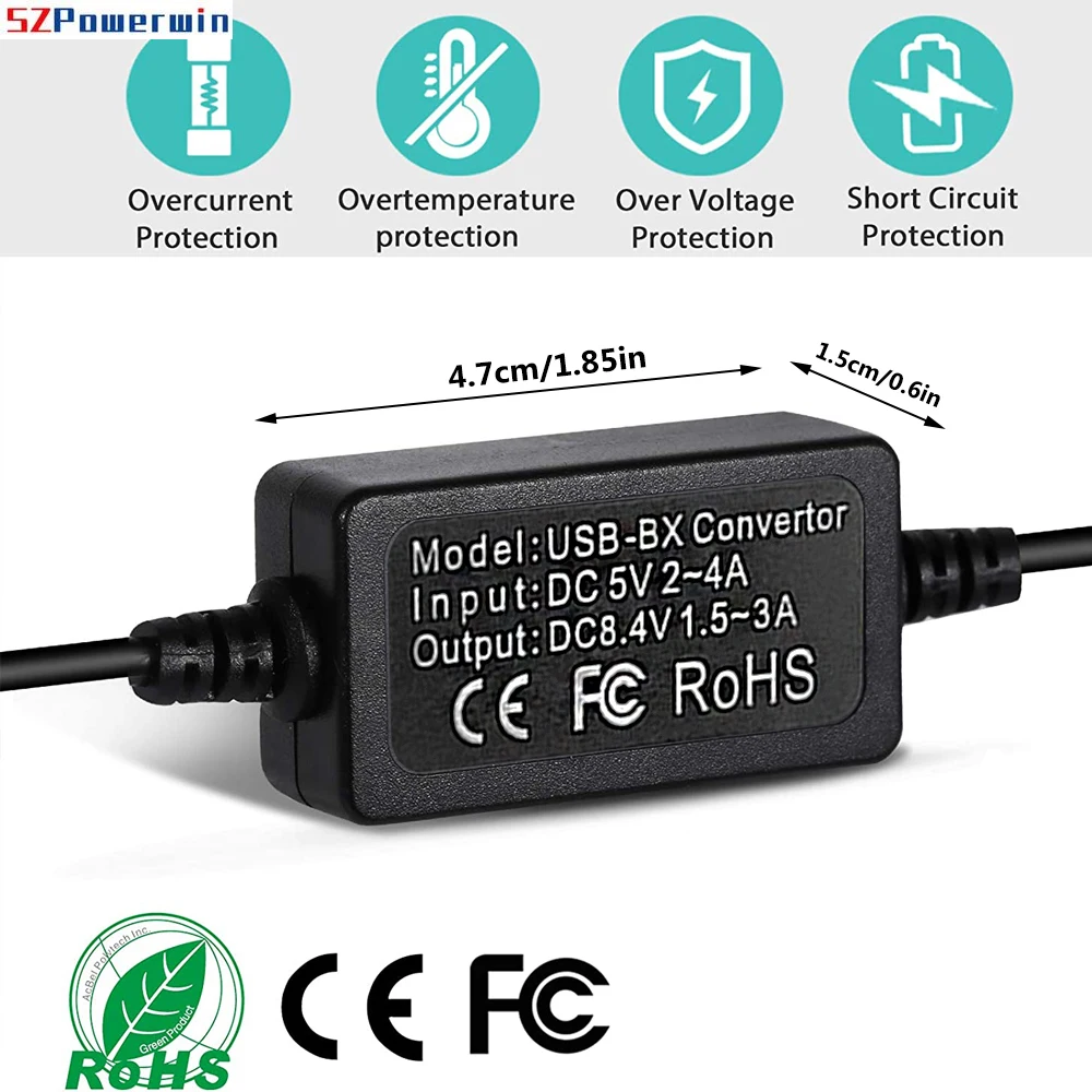 5V USB Convertor to DR-E8 DC Coupler LP-E8 Dummy Battery for EOS Rebel T2i T3i T4i T5i 550D 600D 650D 700D Kiss X4,X5,X6 Digital
