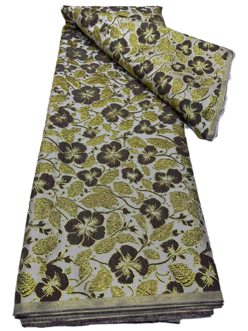 Goedkope, hoogwaardige Afrikaanse organza brokaat kantstof, 5 yards, Franse tule, geschikt voor feestjurken, Nigeriaanse jacquard kant, stof voor het maken van kleding.