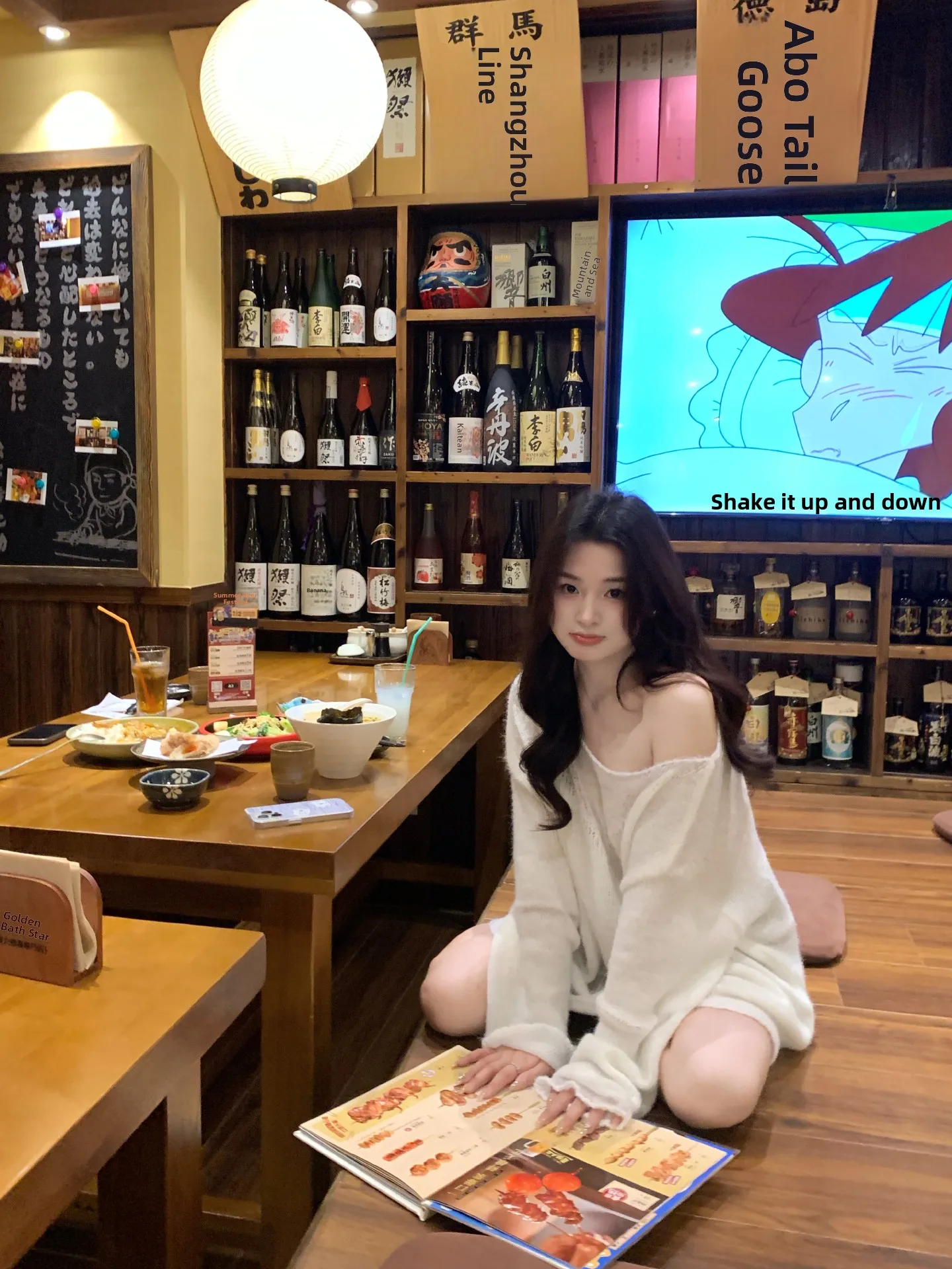 

Banana Design Knitted Sweater Women's Casual Loose oulder Bared Lazy Sle Spring Autumn Faion Sweet Sle Long Sve