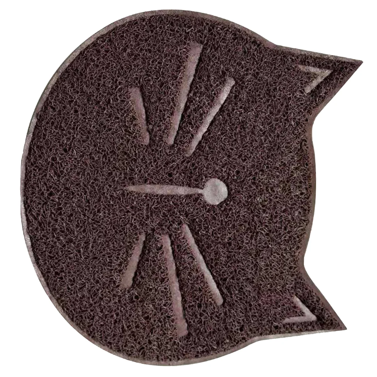 

Cat Litter Mat Infection Prevention Cushion Claw Grinding Easy to Clean Face Shaped Pvc