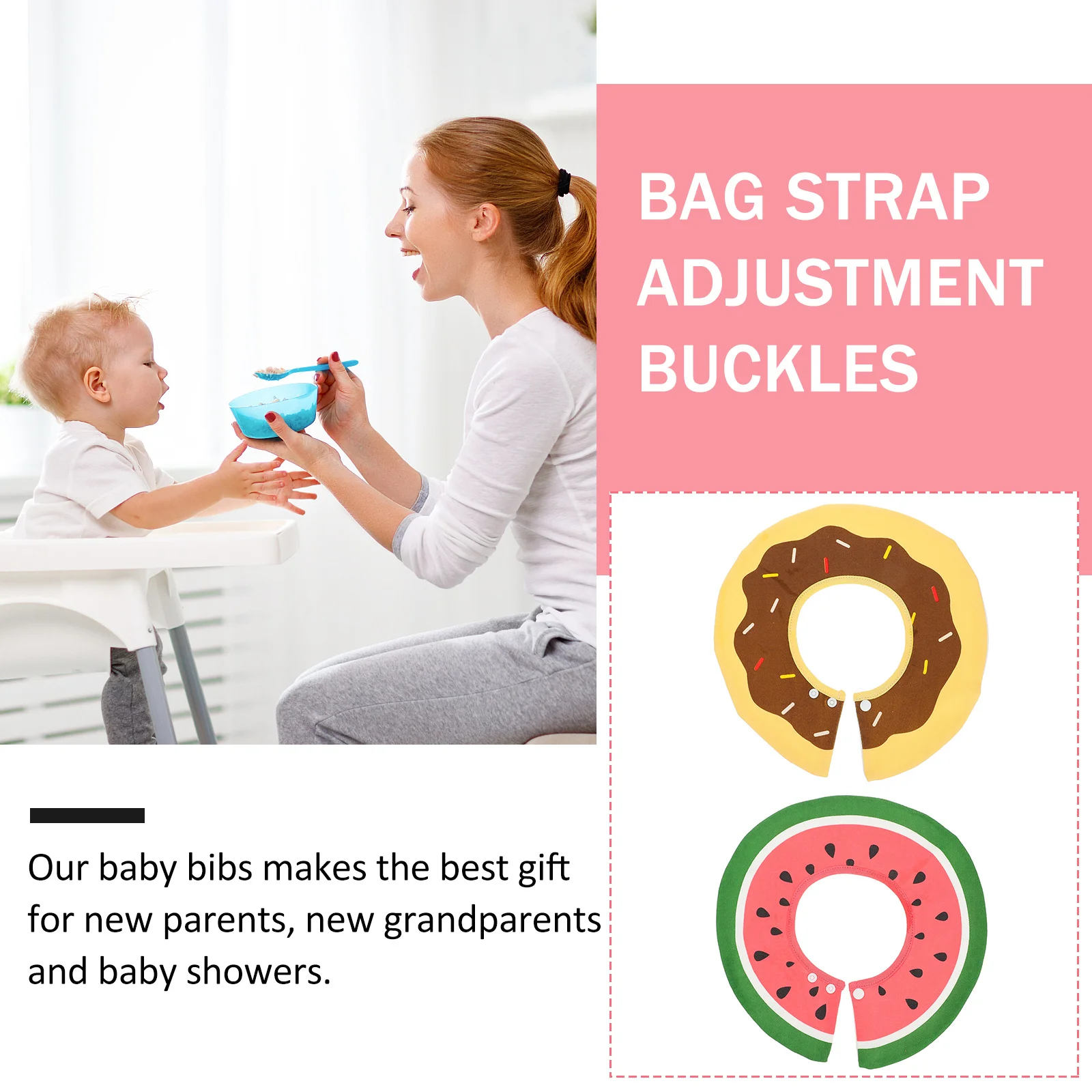 

2Pcs Baby Teething Bibs 360-Degree Rotating Round Waterproof Cotton Drool Feeding Infant Supplies 360-Degree Baby Bibs