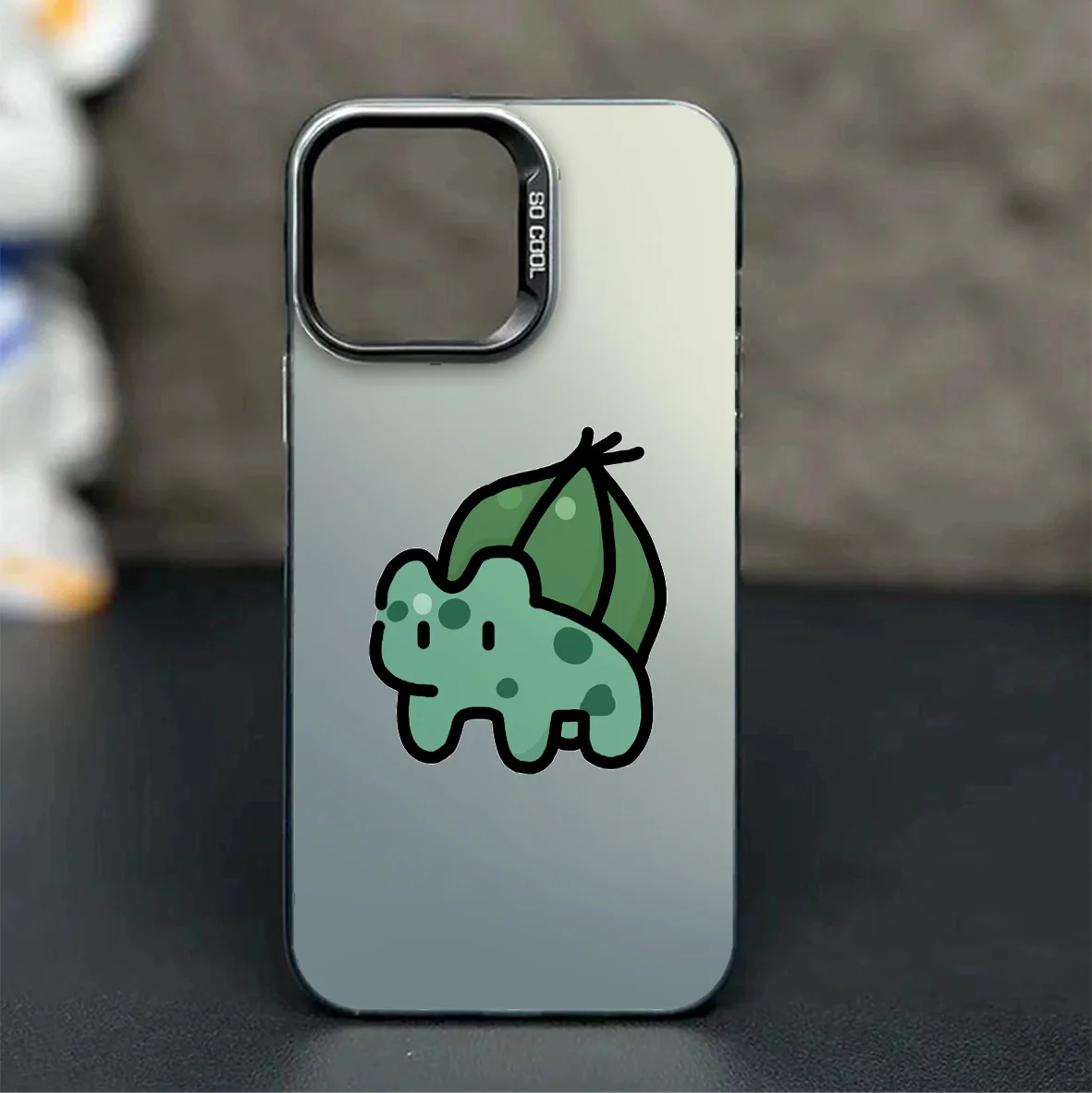 Fun Bulbasaur Seeds shockproof mobile shell for iPhone 16 case 15 promax 14 plus 13 pro 12 11 XS XR 7  8 full cover apple couple